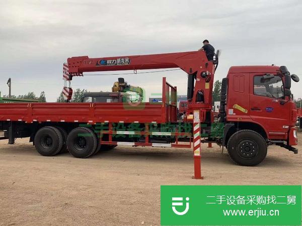 湖北出售二手單橋8噸隨車吊