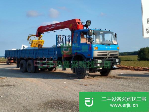 吉林出售二手17年7月三一12噸后八輪隨車吊