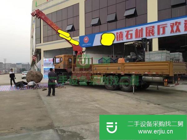 廣西出售二手前四后八隨車吊玉柴2704節15.2米吊臂