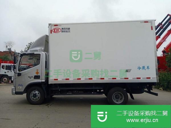 陜西出售二手福田歐馬可4.2米冷藏車動力充沛全國可分期好上戶