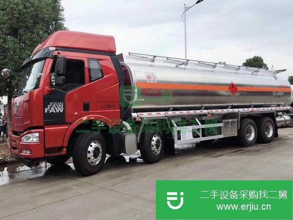 甘肅出售二手解放21噸不超載加油車