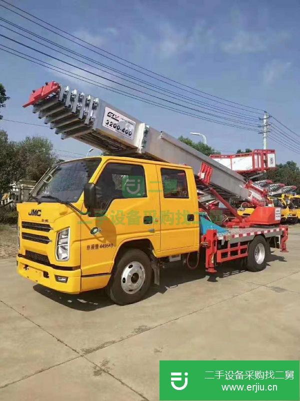 山東出售二手28米載荷300kg云梯車