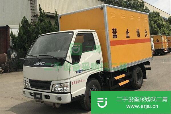 黑龍江出售二手小型國六箱式防爆運輸車