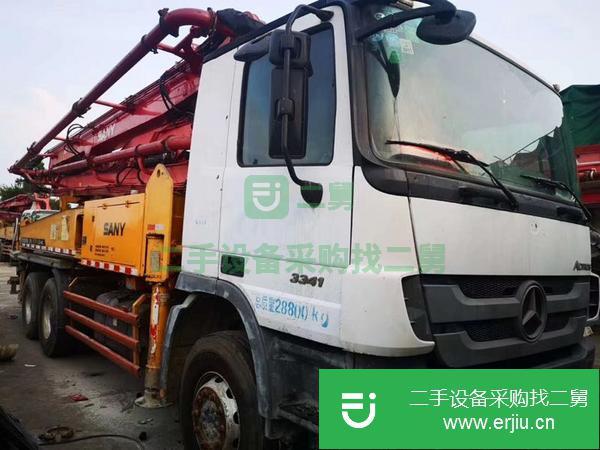 浙江出售二手11年三一37米泵車