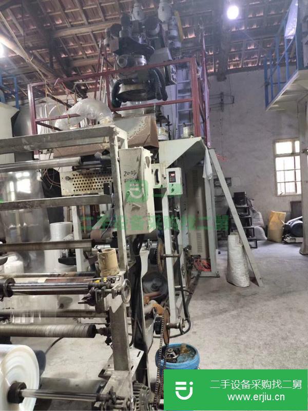 吉林出售二手雙層水冷吹膜機(jī)
