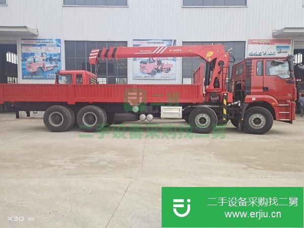 新疆出售三一12噸國六前四后八350馬力隨車吊上戶無憂