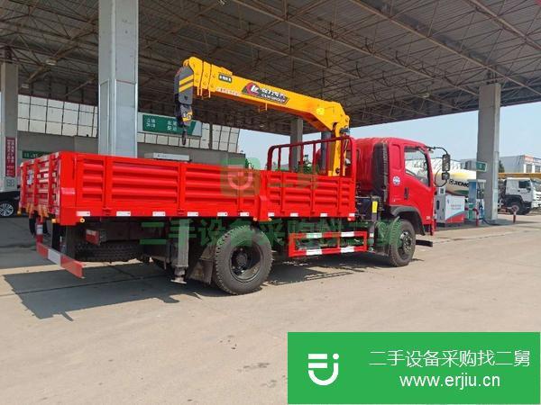 河南出售二手東風(fēng)黃牌5噸隨車(chē)吊