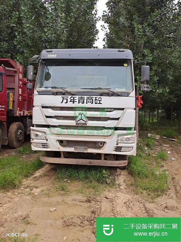 山東出售二手19年豪沃攪拌車，中集凌宇罐大14拉17方