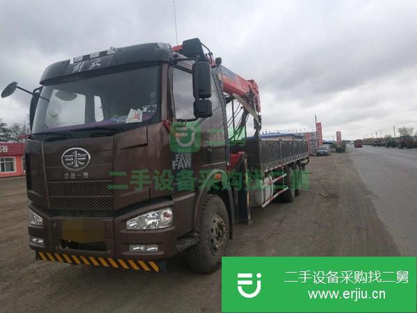遼寧出售三一14噸隨車吊車況無瑕疵