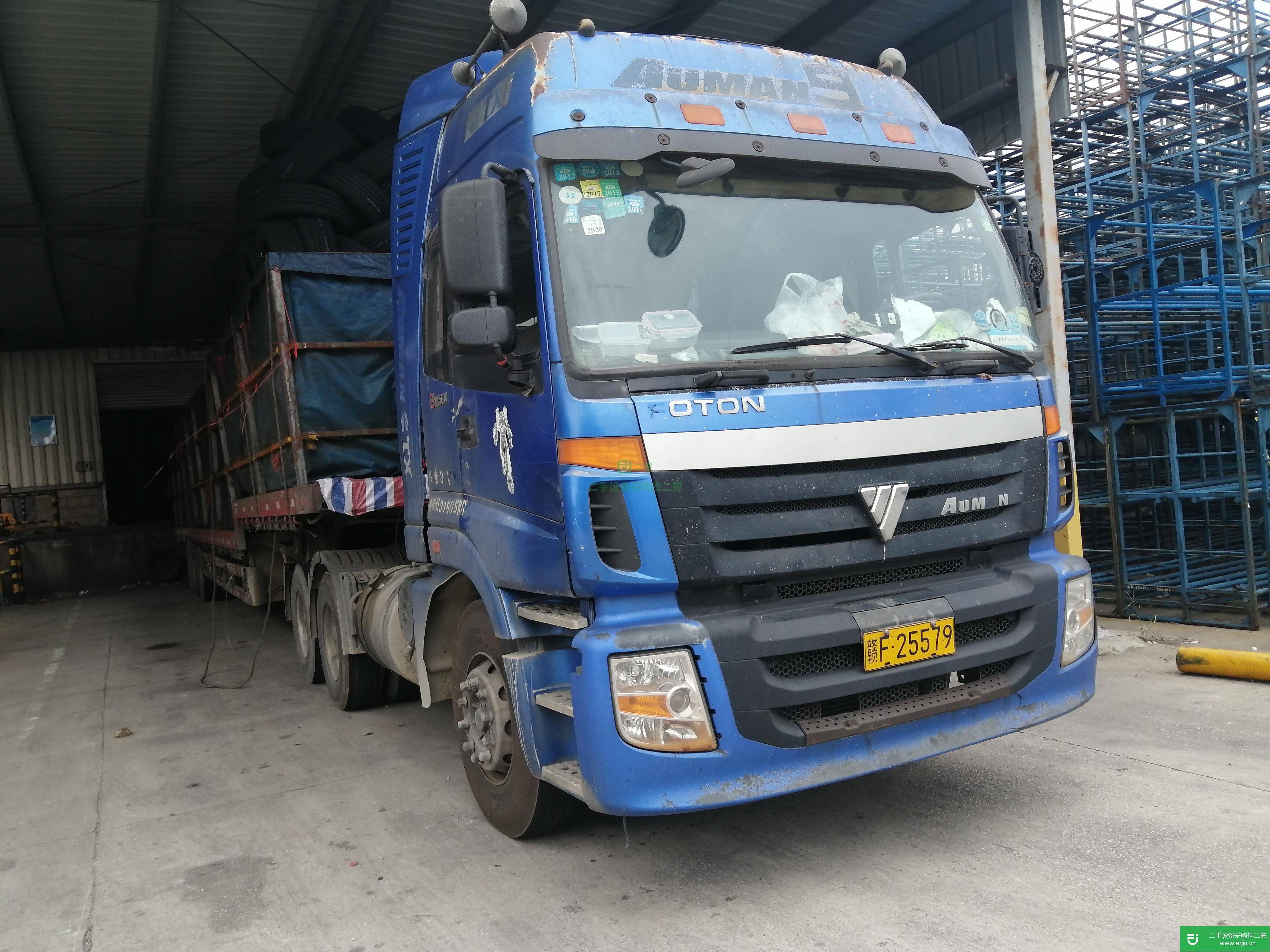 江西出售二手福田歐曼385馬力半掛車