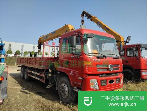 陜西出售二手2018年徐工12噸隨車吊