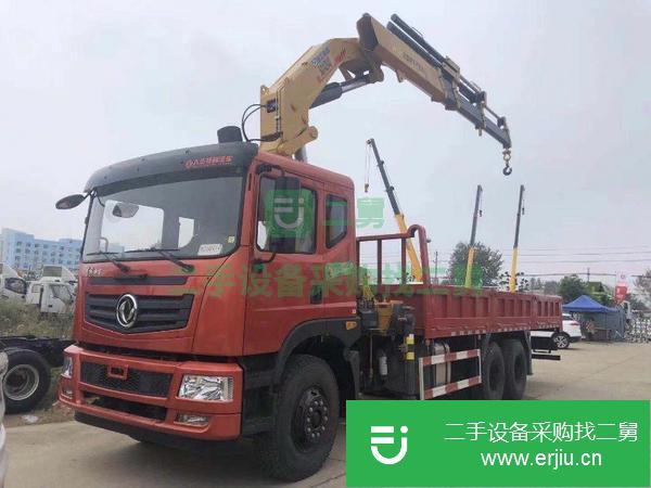 廣東出售二手東風(fēng)后八輪配徐工折臂14噸隨車吊