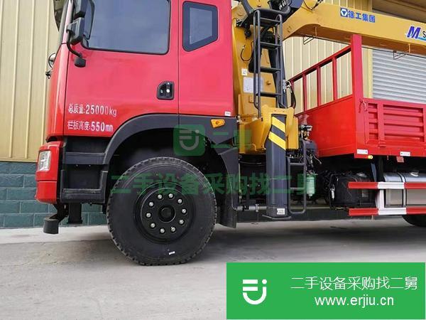 青海出售二手徐工14噸后八輪隨車吊
