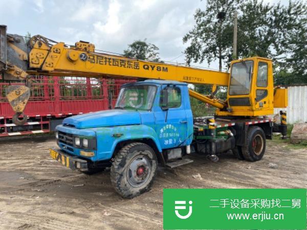 河北出售二手東岳吊車8噸，車況好無事故