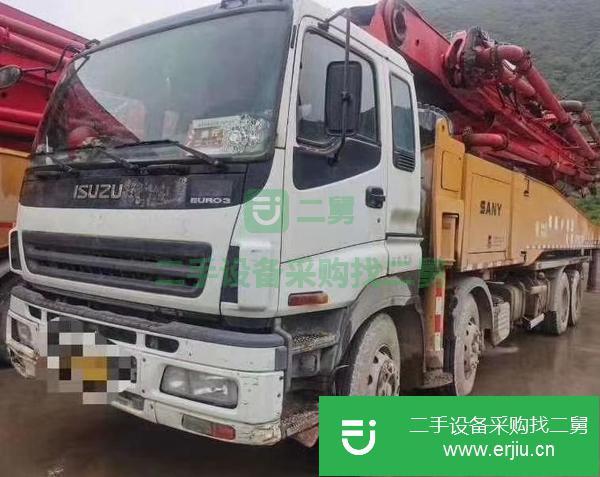 河北出售二手三一50米四橋六節臂泵車