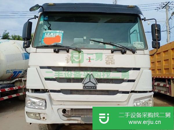 山東出售二手14年豪沃攪拌車后八輪國四大12方380馬力