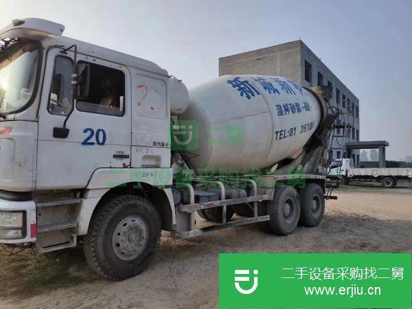 甘肅出售二手德龍12年大12方混凝土攪拌車