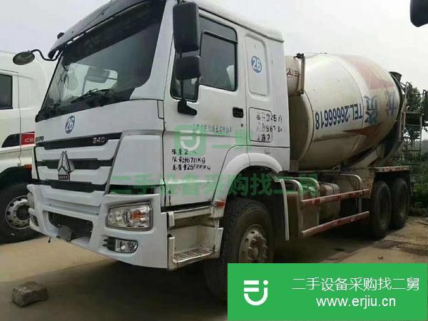 內(nèi)蒙古出售二手大12方豪沃?jǐn)嚢柢?，三一上裝  手續(xù)齊全 車況精品