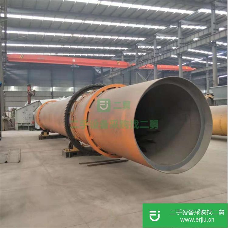 河南出售二手有機肥轉筒木片干燥機