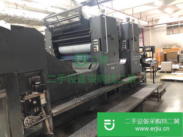 河北出售二手1992年海德堡cd102-2對開雙色印刷機