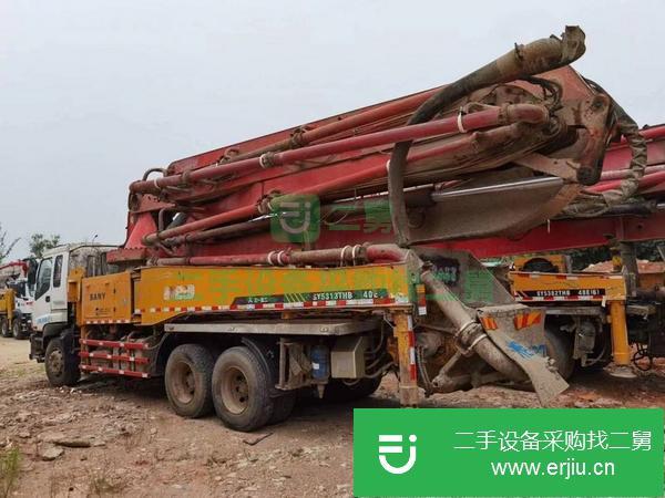 河南出售二手三一11年40米泵車