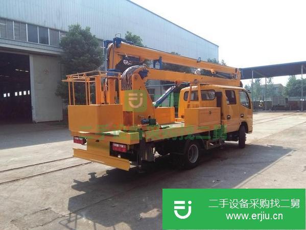 湖北出售二手東風14米三節折臂高空作業車