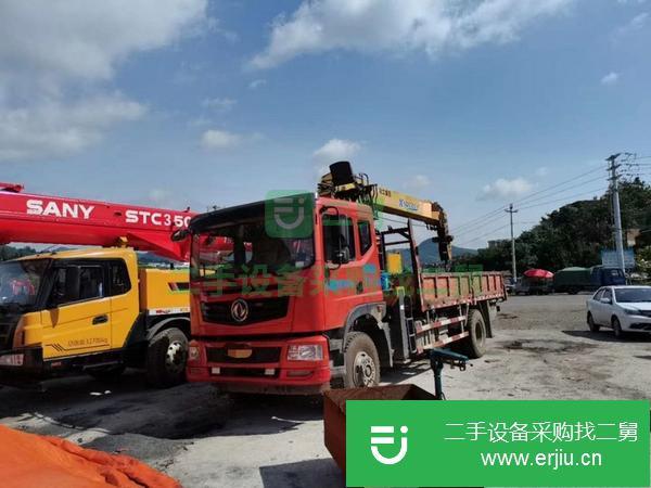貴州出售二手東風單橋12噸隨車吊