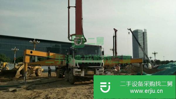 河北出售二手三一泵車，五十鈴46米底盤，叉腿四橋五節臂，手續齊全，協議過戶，無欠款無糾紛