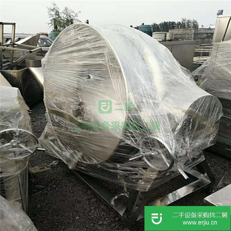 山東出售二手直立式帶攪拌夾層鍋