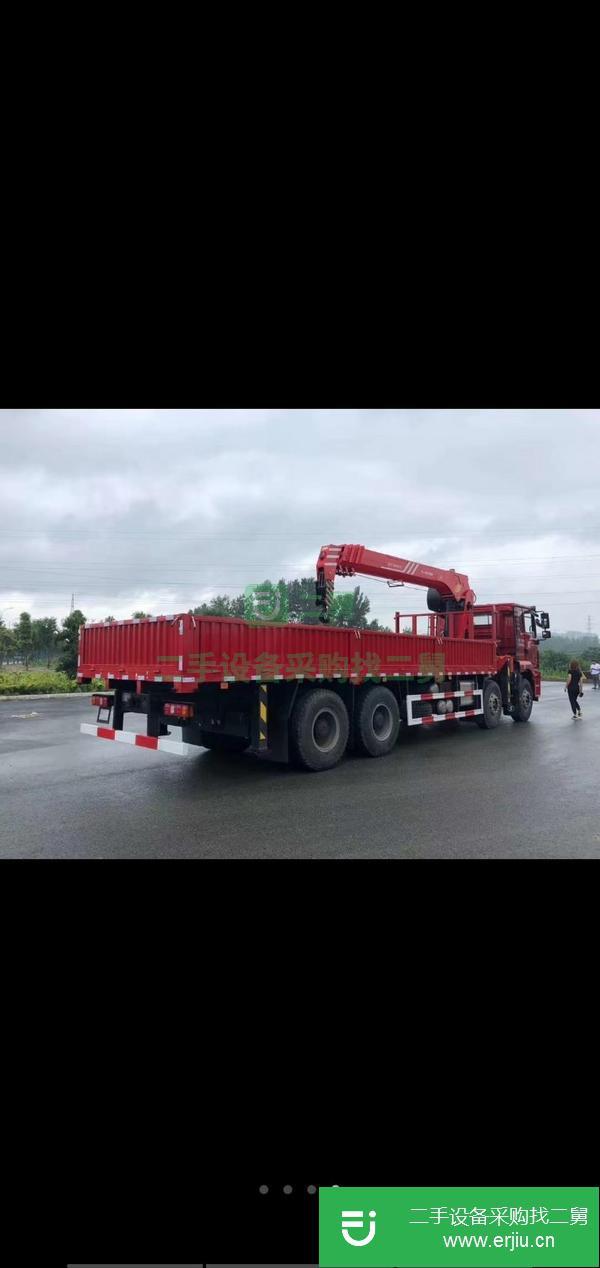 湖北出售二手陜汽德龍玉柴340吊車