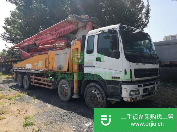 山東出售二手五十鈴46米叉腿四橋五節(jié)臂泵車(chē)