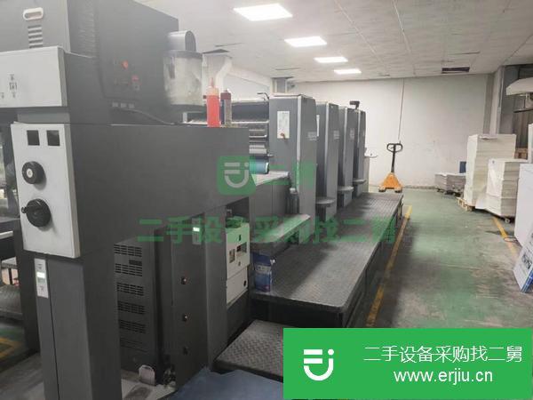北京出售二手2008年海德堡sm74-4四開四色印刷機