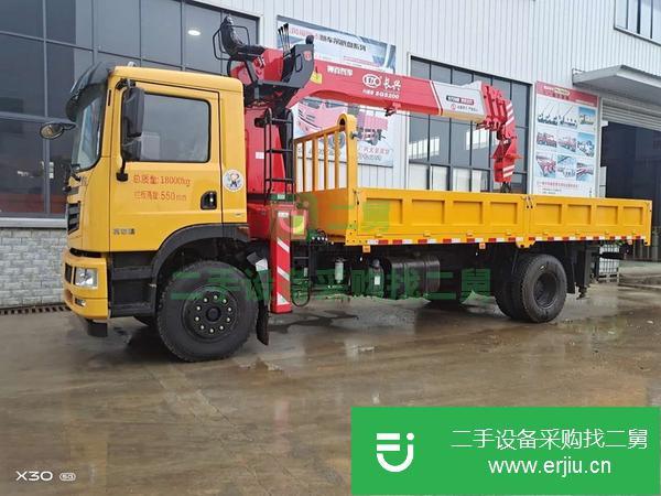 甘肅出售二手華神T5八噸隨車吊玉柴200馬力
