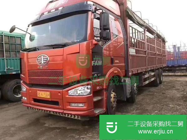 河北出售二手解放420馬力高欄貨車