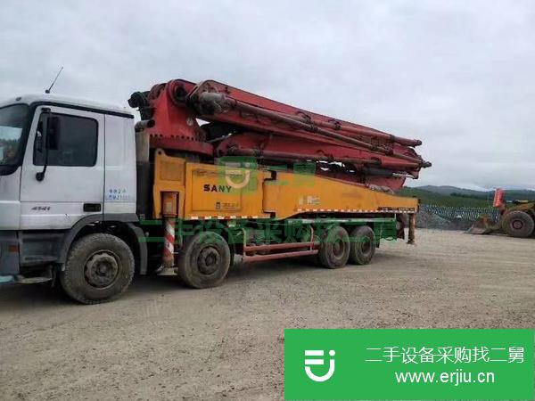 北京出售二手三一52米叉腿四橋五節(jié)臂泵車