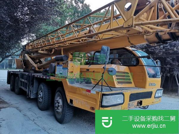 山東出售二手09年8月徐工50B國三電噴汽車吊
