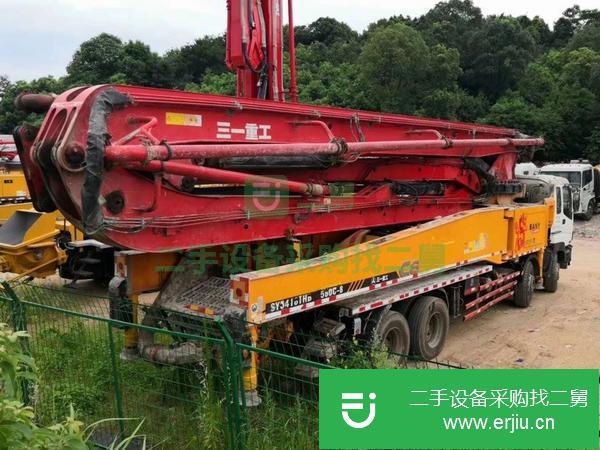 山東出售二手三一C8系列56米泵車