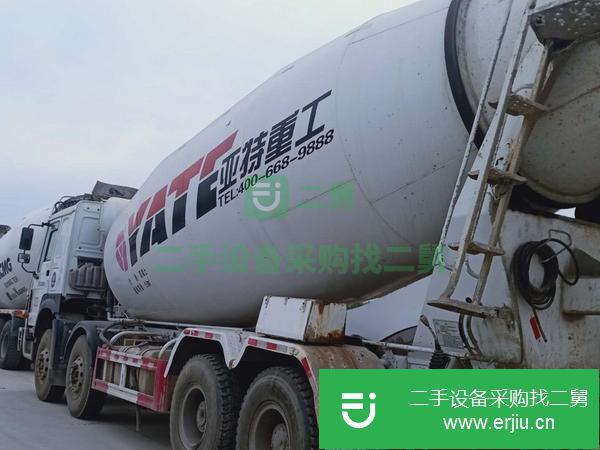 黑龍江出售二手17年豪沃國五大20方攪拌車