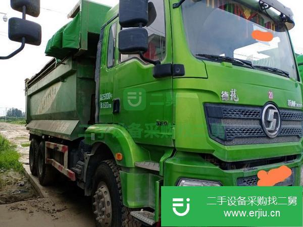 山東出售二手18年德龍自卸車后八輪國五5.6米350馬力
