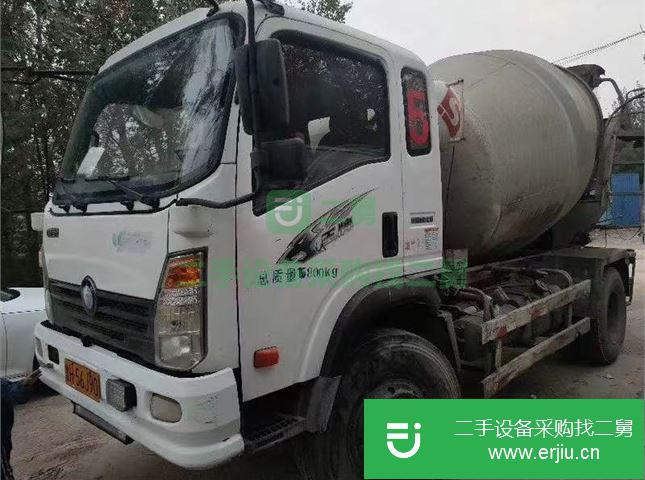 山東出售二手重汽王牌混凝土攪拌車
