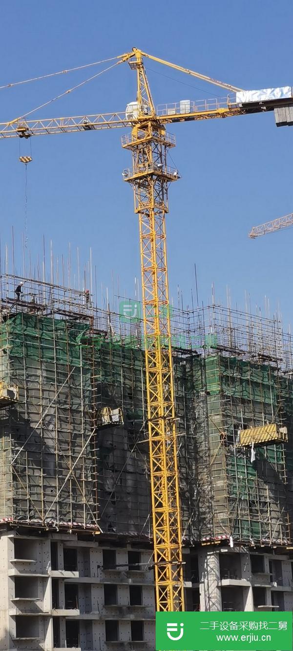 天津出售二手浙江建機5710.22節高度塔吊