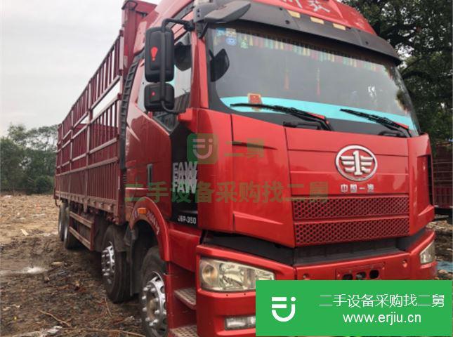 江西出售二手一汽解放J6P高欄載貨車
