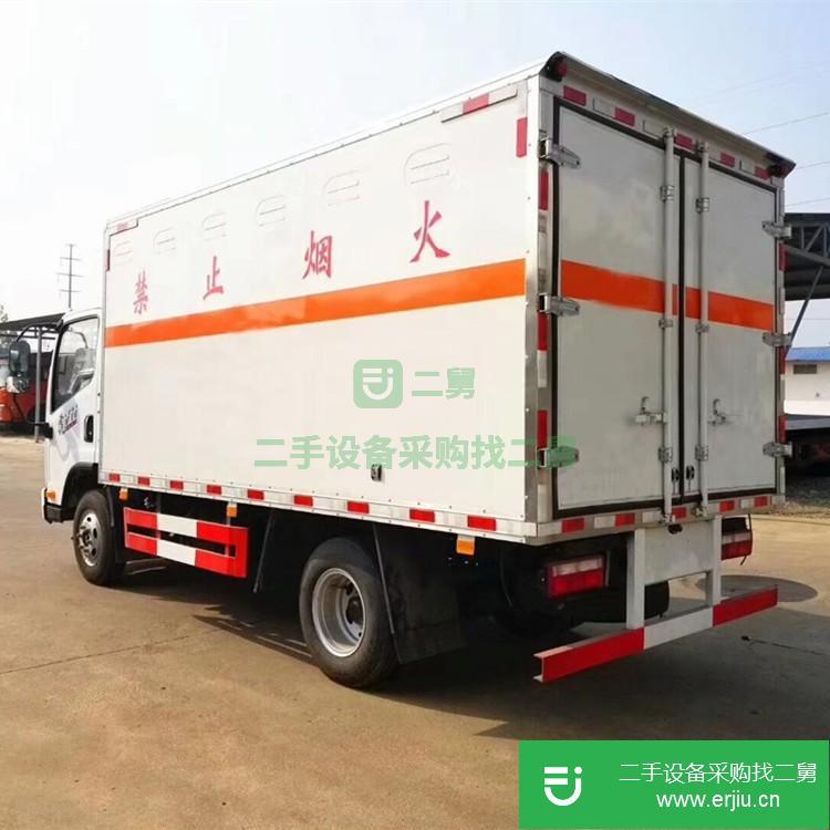 湖北出售二手解放廂式9類危險品運輸車國六