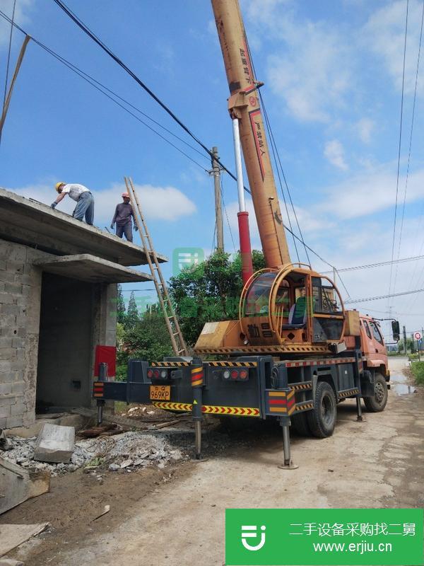 江蘇出售二手唐駿12噸國(guó)四雙節(jié)腿7米6節(jié)大臂汽車(chē)吊