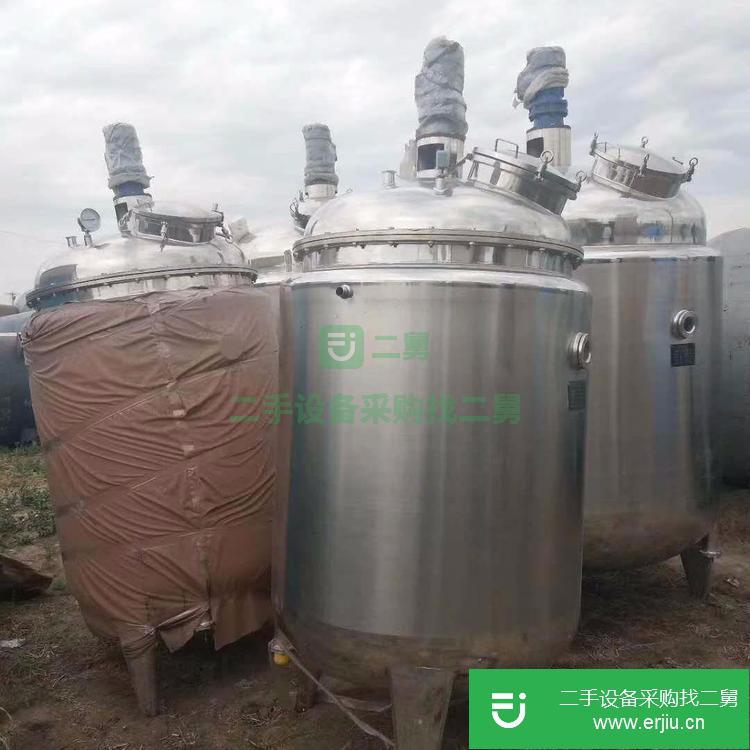山東出售二手不銹鋼電加熱反應釜