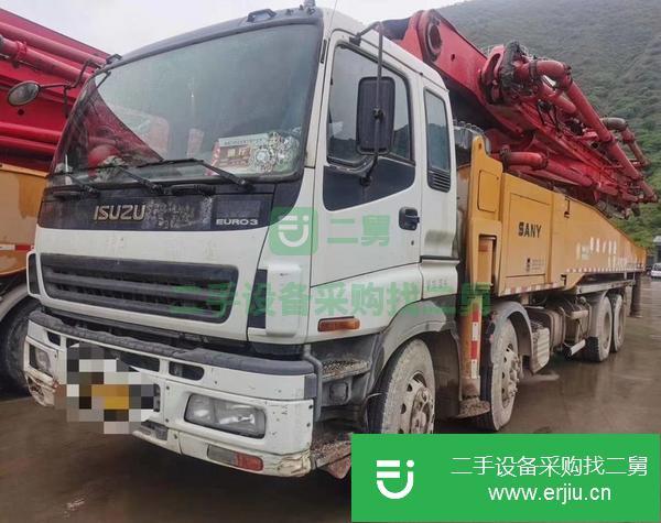 河北出售二手12年三一五十鈴50米泵車