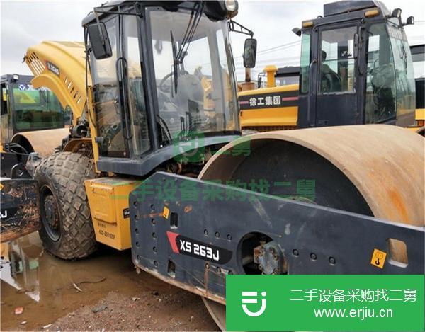 西藏出售二手徐工22噸壓路機