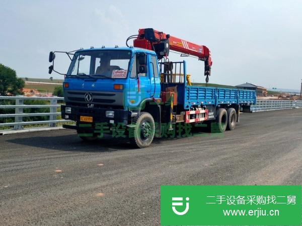 吉林出售二手17年7月三一12噸后八輪隨車吊