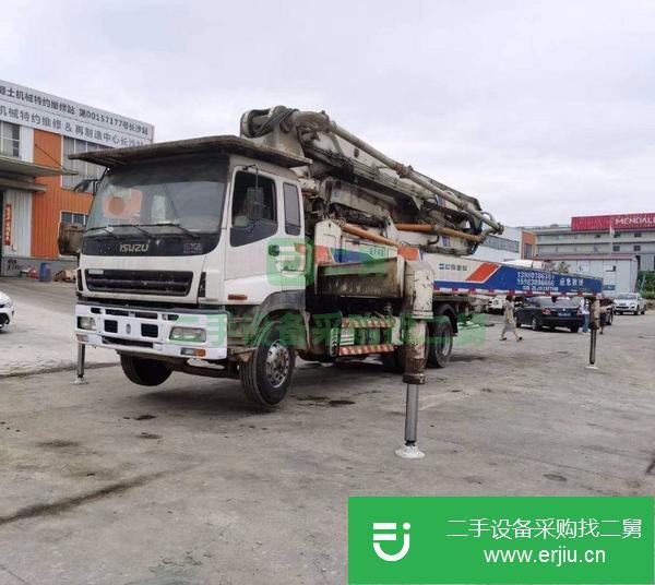 湖南出售二手三一三橋叉腿47米泵車