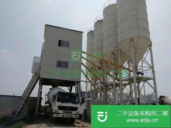 內蒙古出售二手三一免基礎180攪拌站